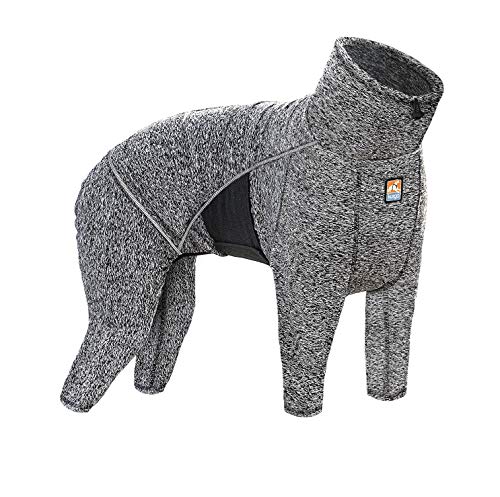 Kurgo Dog Onesie Body Warmer | Bodysuit for Dogs | Recovery Suit | Pet Pajamas | Reduce Anxiety | Contains Shedding | Leash