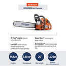 Husqvarna 20 Inch 455 Rancher Gas Chainsaw