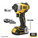 DEWALT ATOMIC 20V MAX Cordless Drill Combo Kit , Compact (DCK278C2)