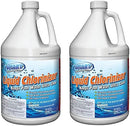 Smart Advanced Liquid Chlorine- Pool Chemicals for use as a Pool Chlorine and Pool Shock Treatment. Keep Your Pool Well Maintained and Always Ready to Use! (2 Gallons) with Tuff Guy Gloves