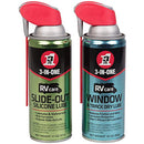 3-IN-ONE RVcare Slide Out Silicone-11 Ounce and RV Care Window -Track Dry Lube