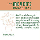 Mrs. Meyer's Clean Day Dish Soap, Geranium, 16 fl oz (Pack of 3)