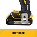 DEWALT 20V MAX Cordless Drill / Driver Kit, Compact, 1/2-Inch (DCD708C2)