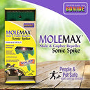 Bonide (BND61121) - Molemax Sonic Spike Repeller, Solar Powered Mole and Gopher Repellent