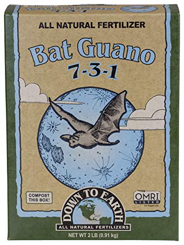 Down to Earth Organic Bat Guano Fertilizer Mix 7-3-1
