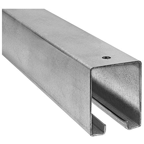 National Hardware Stanley N105-726 5116 Plain Box Rail in Galvanized Steel, 8'