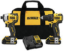 DEWALT ATOMIC 20V MAX Cordless Drill Combo Kit , Compact (DCK278C2)
