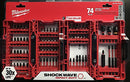 MILWAUKEE'S Shockwave Impact Driver Bit Set (74 Piece) 48-32-4062