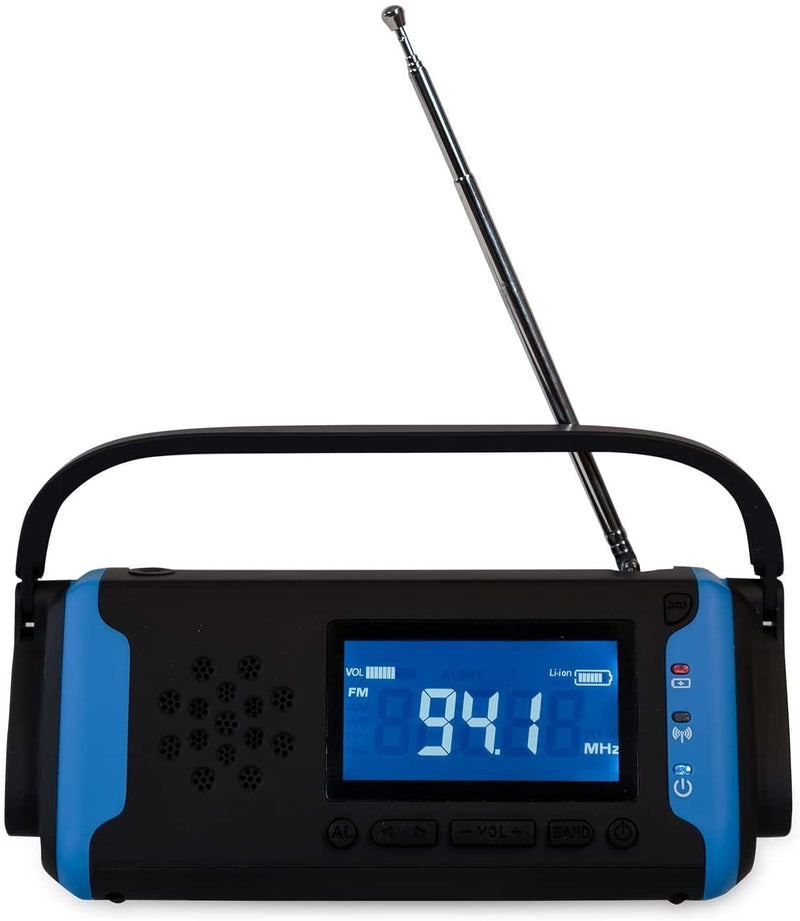 Crisis Ware Large Emergency Radio and Emergency Phone Charger by Home and Country USA. Essential Piece of Any Bug Out Bag, Emergency Kit, or Backpacking Gear.