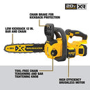 DEWALT 20V MAX XR Chainsaw Kit, 5-Ah Battery, 12-Inch (DCCS620P1)
