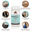 Coat Defense Daily Preventative Powder for Horses - Safe & Effective Equine Sweet Itch, Skin Funk, Scratches, & Rain Rot Treatment - Dry Shampoo for Horses, 24 oz Formula with All Natural Ingredients