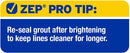 Zep Industrial Grout Cleaner and Brightener - 32 ounce Pro Formula
