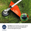 Husqvarna 129LK 17" Cutting Path, Attachment Capable Gas String Trimmer