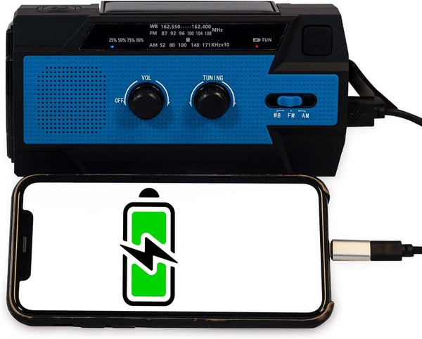 Crisis Ware Small Emergency Radio by Home and Country USA