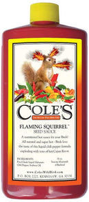 Cole's FS16  16-Ounce Flaming Squirrel Seed Sauce.