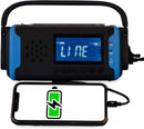 Crisis Ware Large Emergency Radio and Emergency Phone Charger by Home and Country USA. Essential Piece of Any Bug Out Bag, Emergency Kit, or Backpacking Gear.