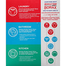 20 Mule Team Borax Natural Laundry Booster 65 Ounce pack of 2