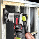 Rockwell RK5151K 4.2 Amp Sonicrafter F80 Oscillating Multi-Tool with Duotech Oscillation Angle Technology. 12 Piece Kit includes 10 Accessories, Carrying Bag, and Oscillating Tool