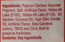 Gold Medal Popcorn Kit, 8oz kit for 6 Oz popper, 36 count
