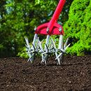 Garden Weasel 90206 Cultivator and Tiller, Durable Steel, Detachable Tines, No Bending, Red