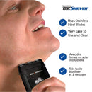 Bell+Howell Tac Shaver Mustache and Beard Rotary Shaver with pop up Trimmer Rechargeable Shaver As Seen on TV