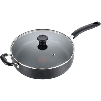 T-fal B36290 Specialty Nonstick 5 Quart Jumbo Cooker Saute Pan with Glass Lid