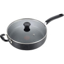 T-fal B36290 Specialty Nonstick 5 Quart Jumbo Cooker Saute Pan with Glass Lid, Black