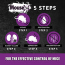 MouseX Throw Packs Bait Pellets for Mice, Pack of 6