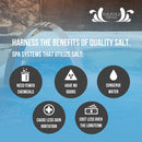 Dive Rite In Hot Tub Salt and Spa Salt for All Salt Water Sanitizing Systems and Chlorine Generators Including Hotspring, Jacuzzi, Caldera, and Chloromatic - 8 Pounds