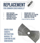 Peach Country Heat Hardened, Edger Blade 2" W X 8" L X .120"