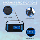 Crisis Ware Large Emergency Radio and Emergency Phone Charger by Home and Country USA. Essential Piece of Any Bug Out Bag, Emergency Kit, or Backpacking Gear.