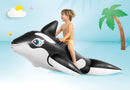 Intex Whale Inflatable Pool Ride-On, 76" X 47", for Ages 3+