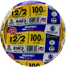 Woods 28828223 28828228 12/2 NMB W/G 100' Wire, 100 ft, Yellow, 100 ft