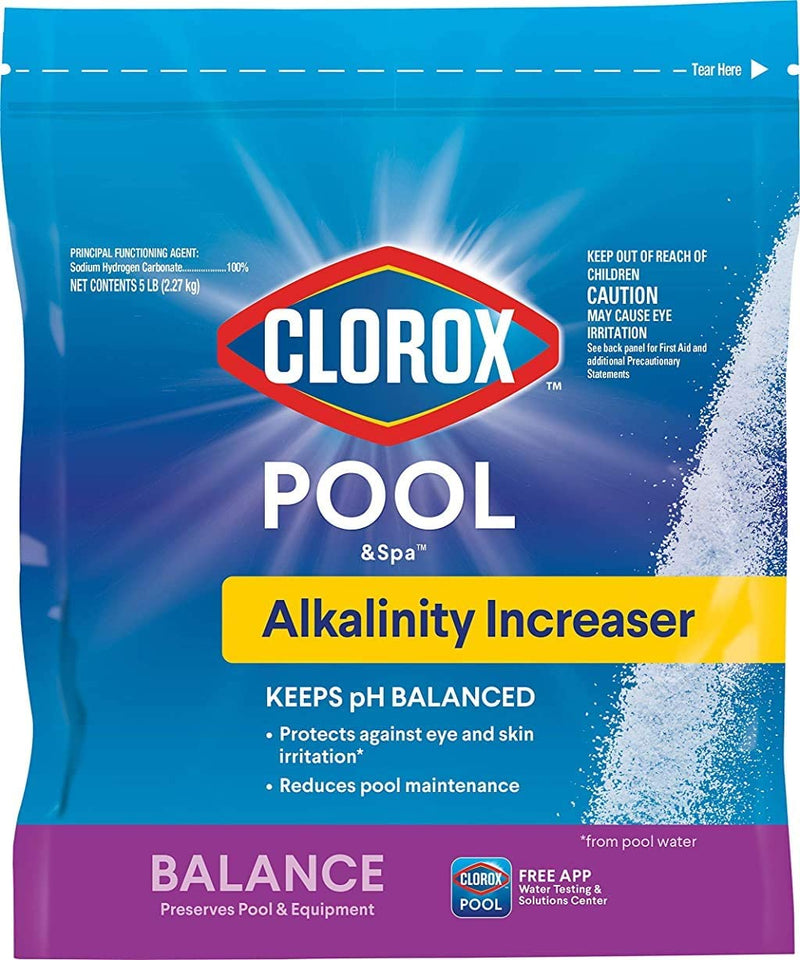Clorox Pool&Spa 12005CLX Alkalinity Increaser, 5 lb