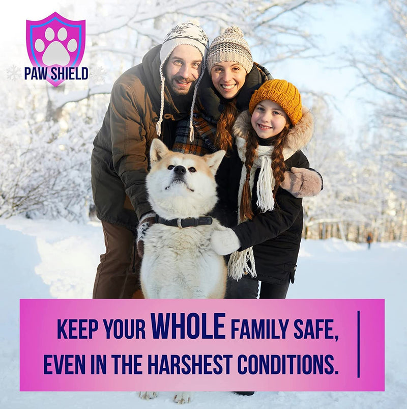 Paw Shield Pet Friendly Ice Melt (8 LB)- A Dual Acting, Natural Based Ice Melt for Snow with a Melting Power of Below Zero Degrees.