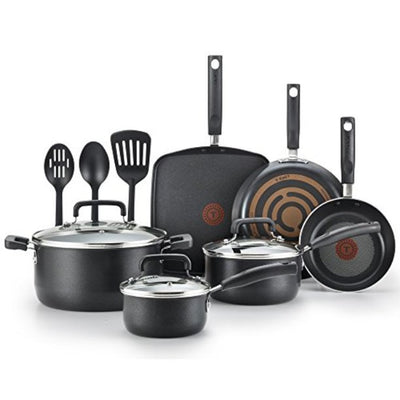 t-fal c530sc signature nonstick dishwasher safe cookware set