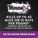 MouseX Throw Packs Bait Pellets for Mice, Pack of 6
