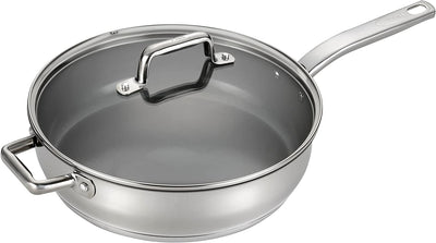 T-fal C71882 Precision Stainless Steel Nonstick Ceramic Coating PTFE PFOA and Cadmium Free Scratch Resistant Dishwasher Safe