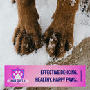 Paw Shield Pet Friendly Ice Melt (8 LB)- A Dual Acting, Natural Based Ice Melt for Snow with a Melting Power of Below Zero Degrees. Keep Your Family Safe During Winters Harshest Conditions!