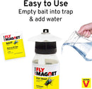 Victor M380 [Set of 2] Reusable Outdoor Fly Traps - Our Fly Trap Combination Pack is Bundled with a Fly Swatter and an Extra Refill Bait Pack of Three