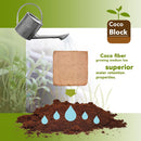 Home and Country USA Coconut Fiber Compressed Coco Coir Brick