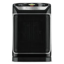 Rowenta SO9276U2 Silence Comfort Heater in Black/Silver Features Auto Off, Digital Display, Energy Saving Mode and Cooling Fan Mode and Cool Touch Housing