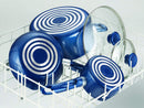 T-fal Excite ProGlide Nonstick Thermo-Spot Heat Indicator Dishwasher Oven Safe Cookware Set, 14-Piece, Blue