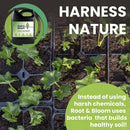 Root and Bloom Organic Additive (OIM Certified) - Millions of Super Charged Microbes Designed as a Rooting Hormone and Flower Food. Plant Nutrients to Maximize Soil Structure and Plant Health