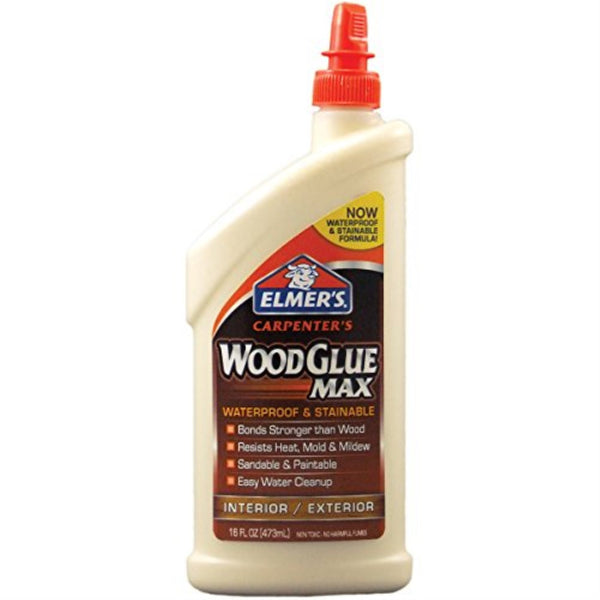 1419522 GLUE WOOD MAX 16OZ ELMER Elmer's Carpenter's Wood Glue Max 16 oz (Pack of 1)