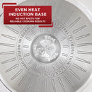 T-fal Cook & Strain Stainless Steel Saucepan with lid, 3 Quart