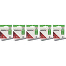 Arrow Fastener 214 Genuine JT21 1/4-Inch Staples, 1,000-Staples - 5 Pack