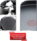 T-fal All-In-One Hard Anodized Dishwasher Safe Nonstick Cookware Set, 12-Piece, Black