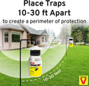 Victor M380 [Set of 2] Reusable Outdoor Fly Traps - Our Fly Trap Combination Pack is Bundled with a Fly Swatter and an Extra Refill Bait Pack of Three