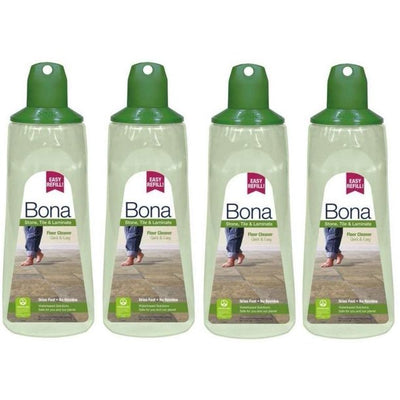 4 Pack of Bona Stone Tile & Laminate Floor Cleaner Refill Cartridge